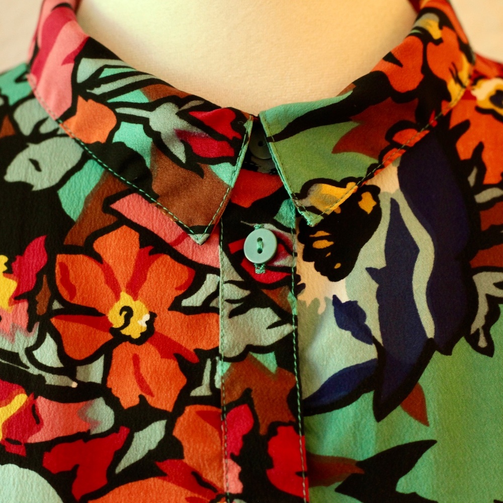 ASOS Color Blast Skater Top
